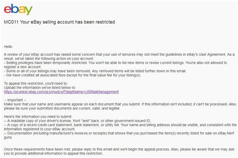 how ebay seller are banned